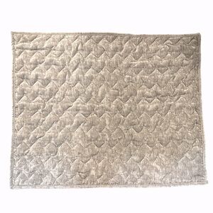 Gray Quilted Standard Size Fleece Pillow Case 
Brand New Never Used